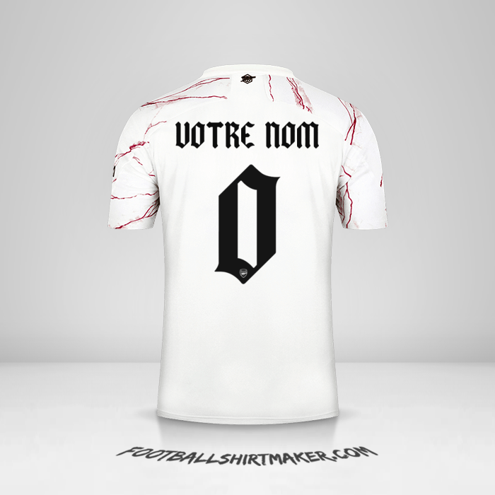 Maillot Arsenal 2020/21 Cup II -  votre nom - 0