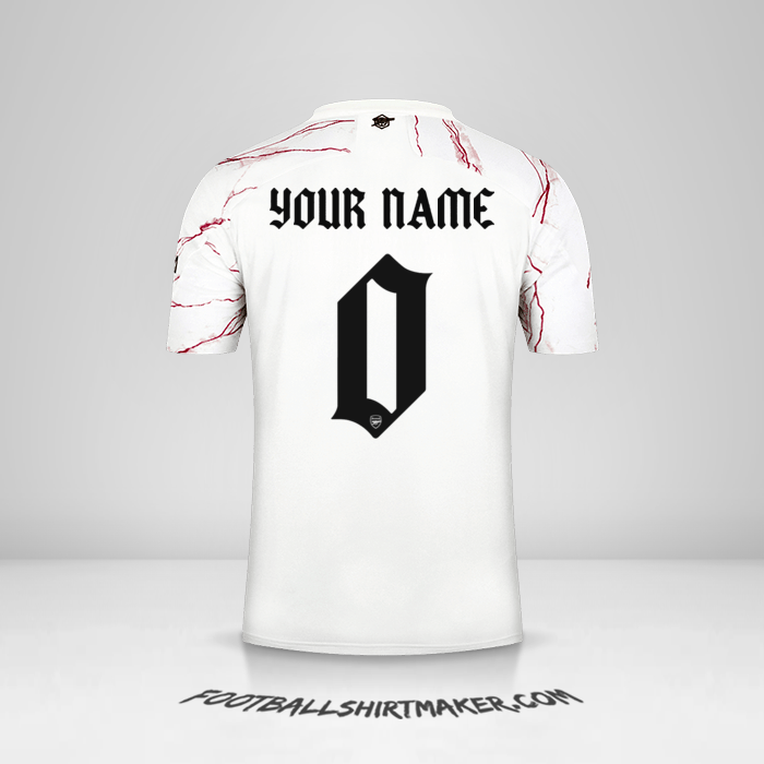 Jersey Arsenal 2020/21 Cup II -  your name - 0