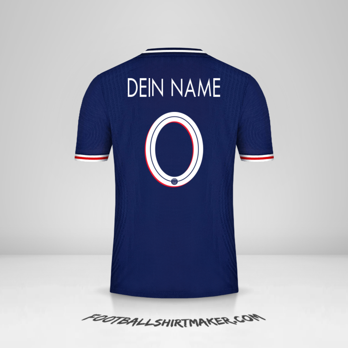 Trikot Paris Saint Germain 2020/21 Cup -  dein name - 0