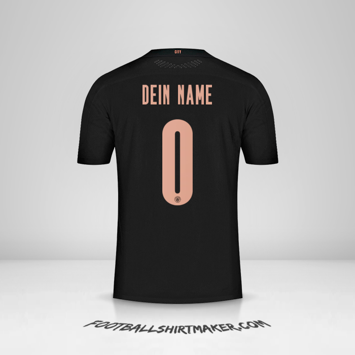 Trikot Manchester City 2020/21 Cup II -  dein name - 0