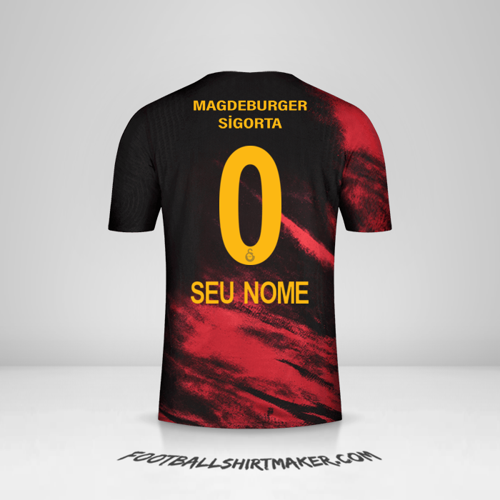 Camisa Galatasaray SK 2020/21 II -  seu nome - 0