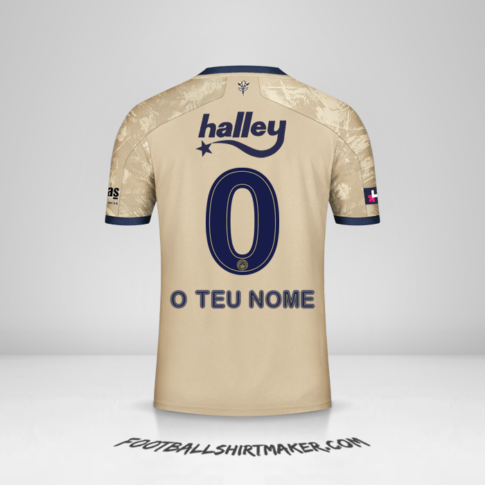 Camisola Fenerbahce SK 2020/21 II -  o teu nome - 0