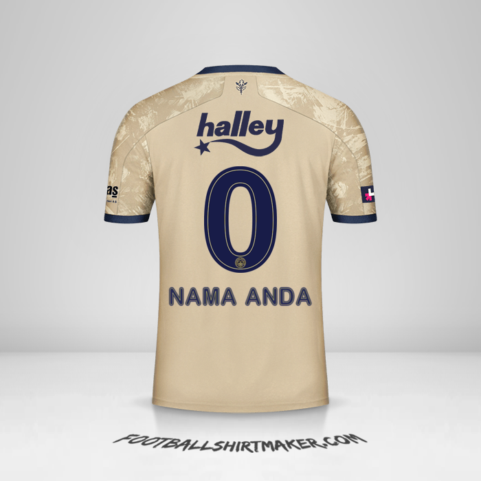 Jersey Fenerbahce SK 2020/21 II -  nama anda - 0