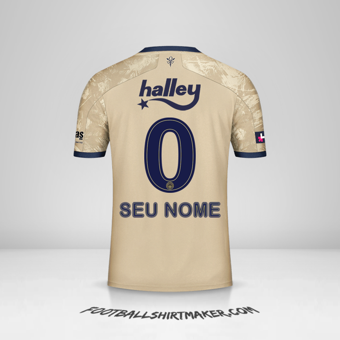 Camisa Fenerbahce SK 2020/21 II -  seu nome - 0