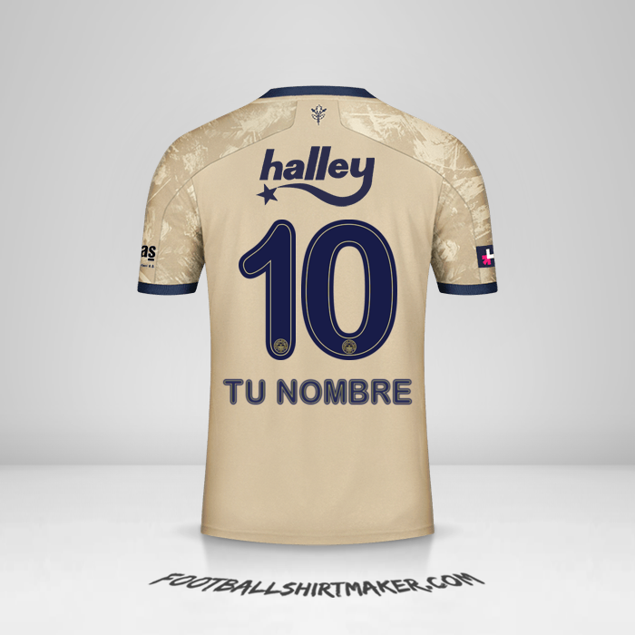 Jersey Fenerbahce SK 2020/21 II número 10 tu nombre