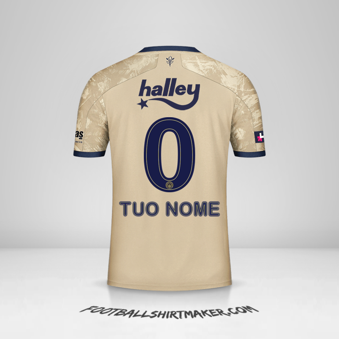 Maglia Fenerbahce SK 2020/21 II -  tuo nome - 0