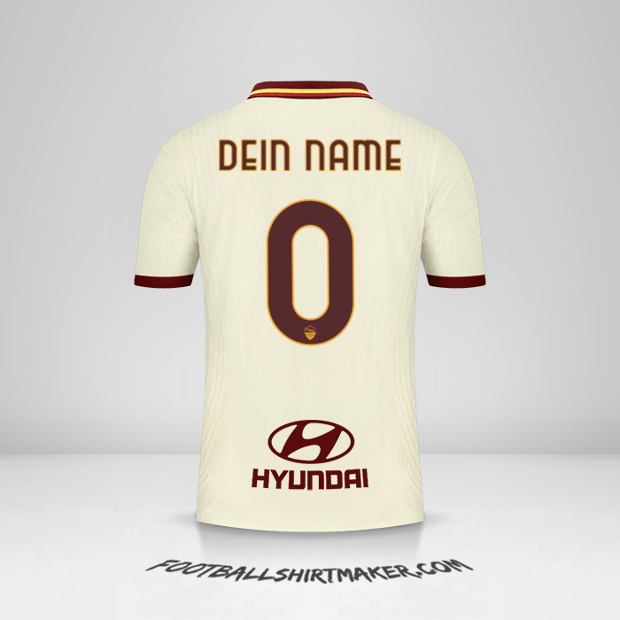 Trikot AS Roma 2020/21 II -  dein name - 0