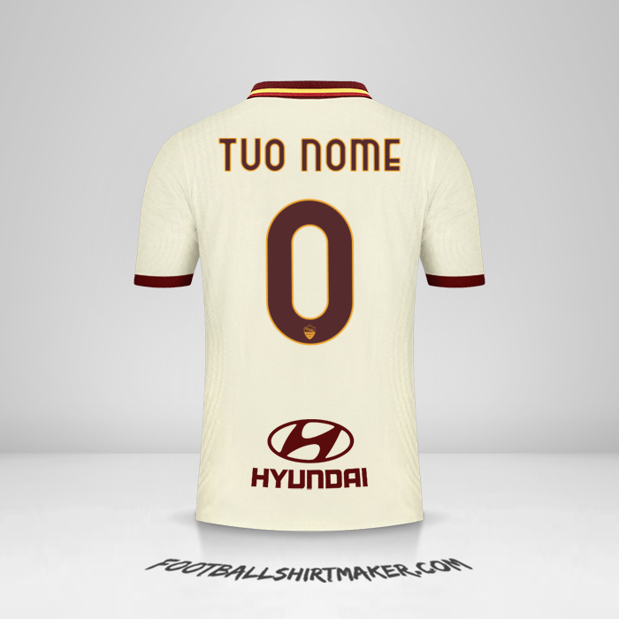 Maglia AS Roma 2020/21 II -  tuo nome - 0