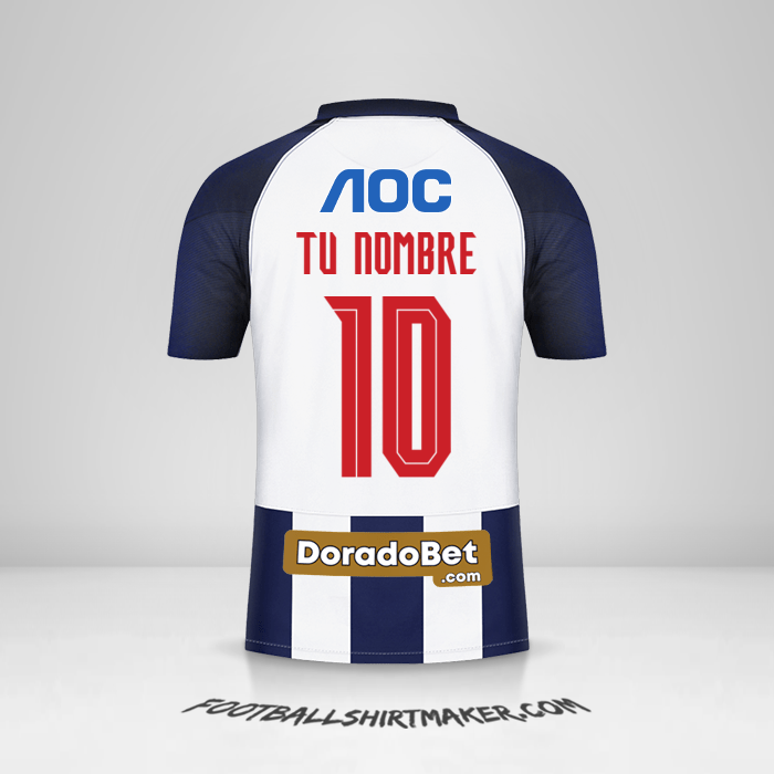 Jersey Club Alianza Lima 2021 número 10 tu nombre