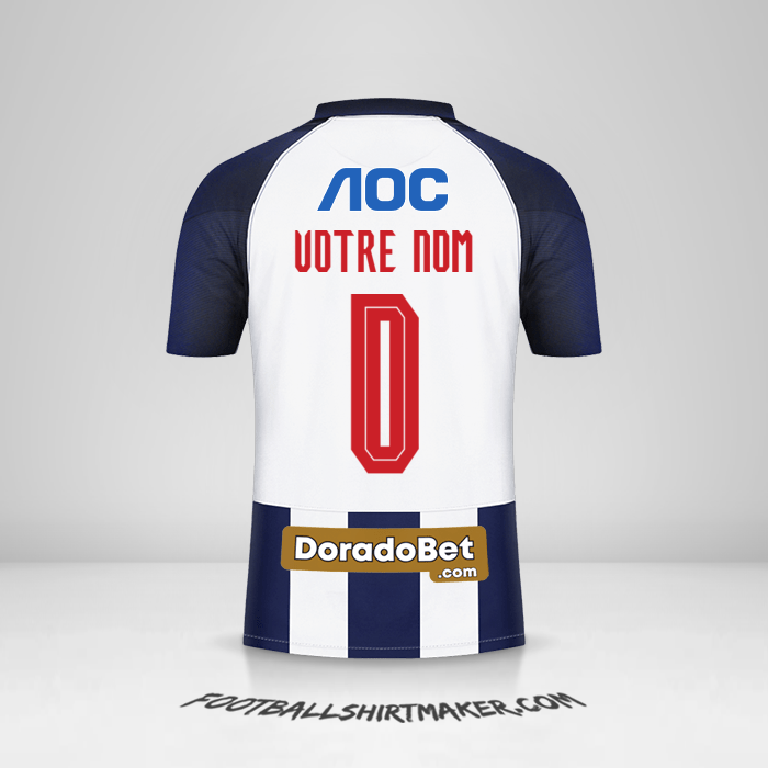 Maillot Club Alianza Lima 2021 -  votre nom - 0