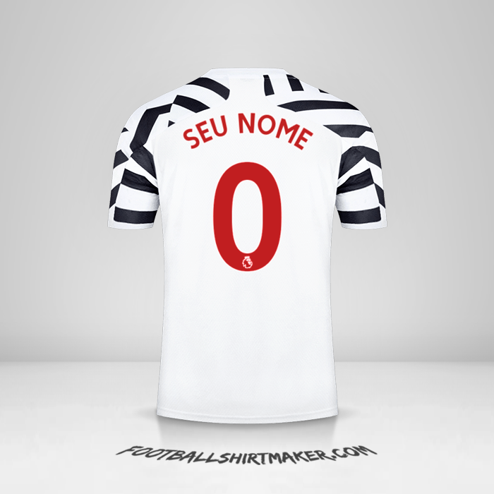 Camisa Manchester United 2020/21 III -  seu nome - 0