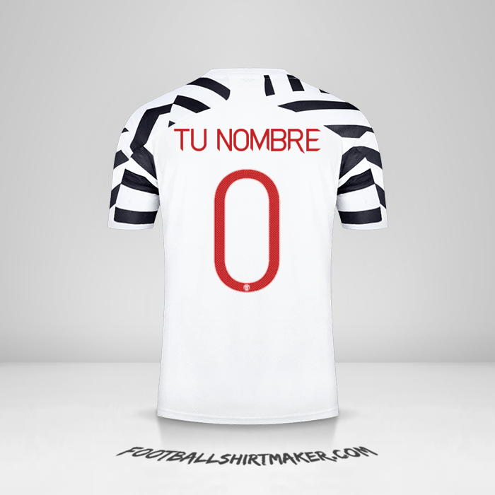 Camiseta Manchester United 2020/21 Cup III -  tu nombre - 0