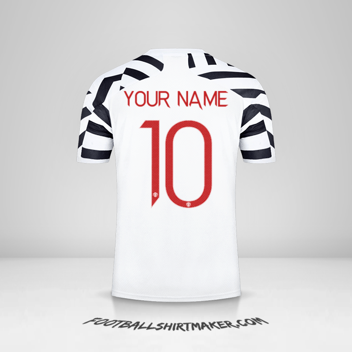 Manchester United 2020/21 Cup III jersey number 10 your name