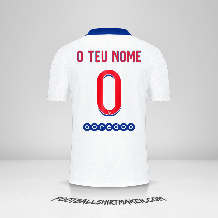 Camisola Paris Saint Germain 2020/21 II -  o teu nome - 0