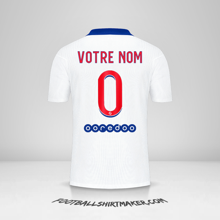 Maillot Paris Saint Germain 2020/21 II -  votre nom - 0