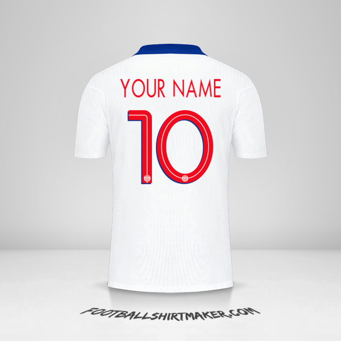 Paris Saint Germain 2020/21 Cup II shirt number 10 your name