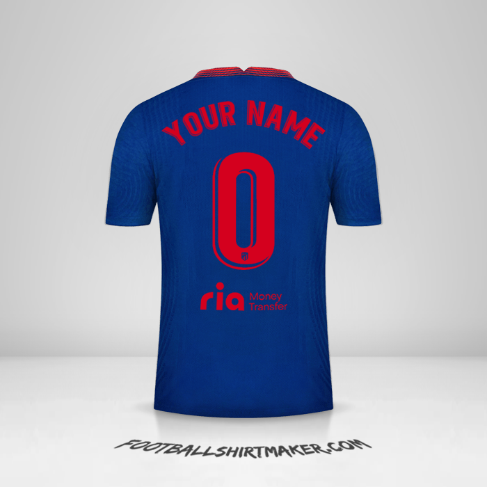 Shirt Atletico Madrid 2020/21 II -  your name - 0