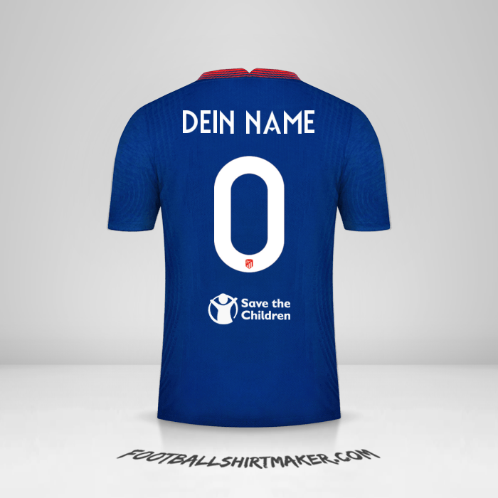 Trikot Atletico Madrid 2020/21 Cup II -  dein name - 0