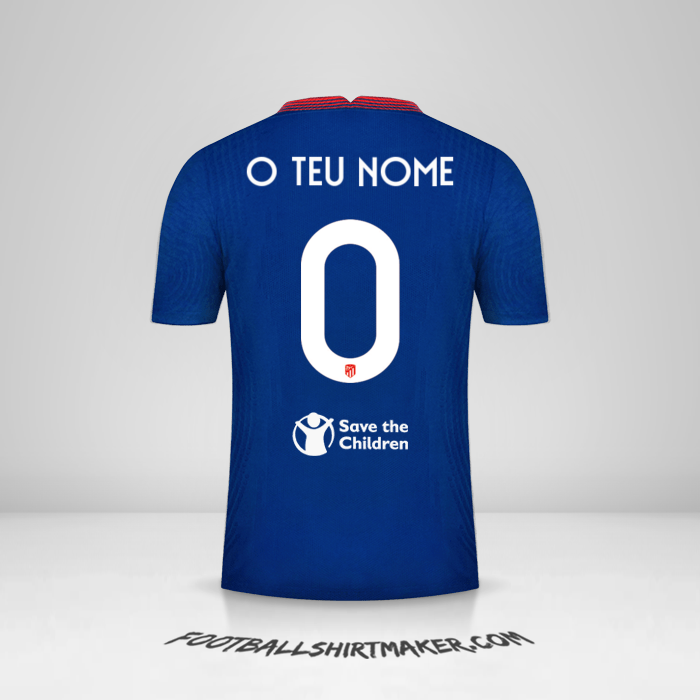 Camisola Atletico Madrid 2020/21 Cup II -  o teu nome - 0