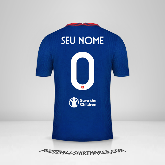 Camisa Atletico Madrid 2020/21 Cup II -  seu nome - 0