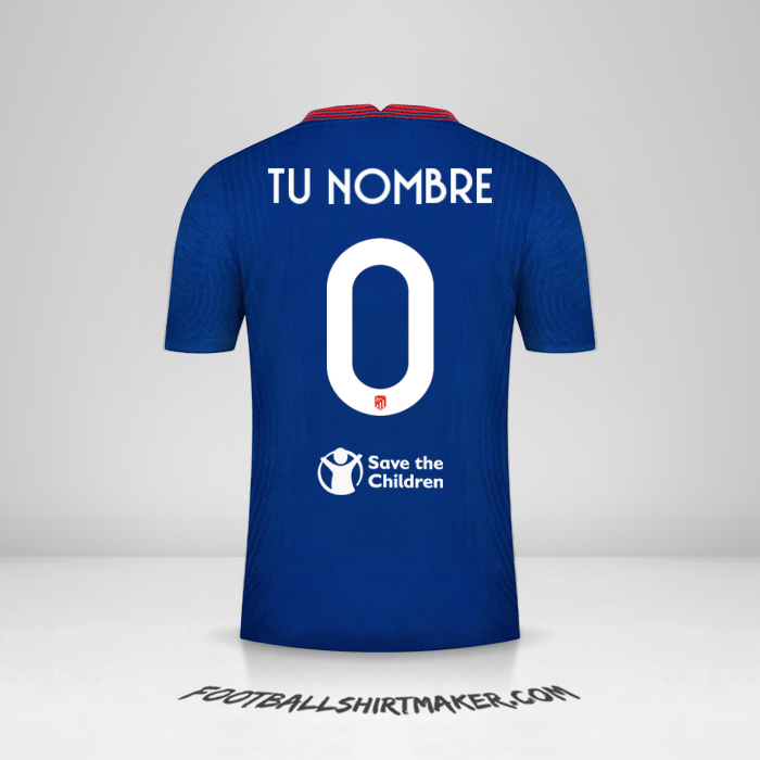 Camiseta Atletico Madrid 2020/21 Cup II -  tu nombre - 0