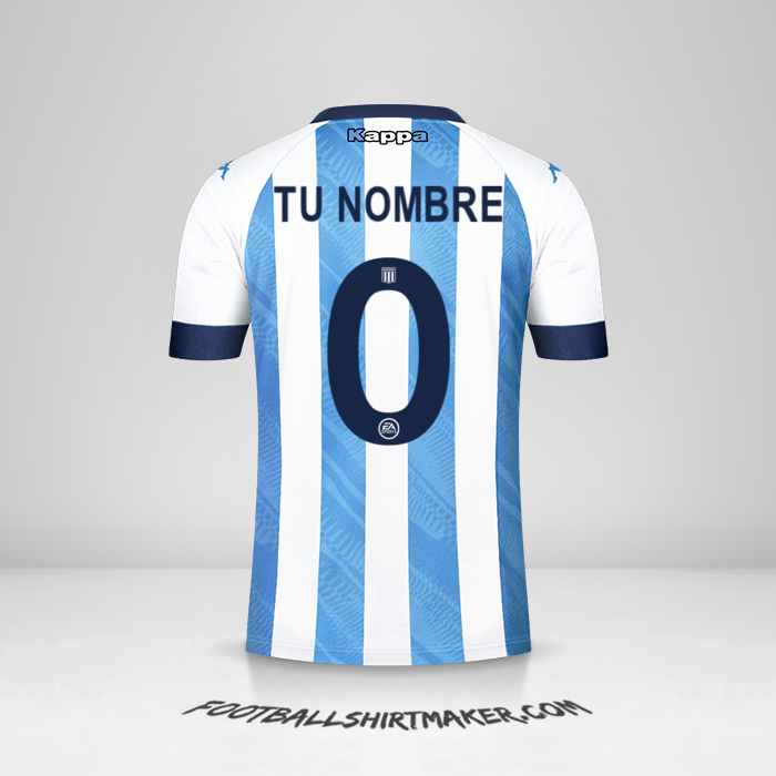 Camiseta Racing Club 2021 -  tu nombre - 0