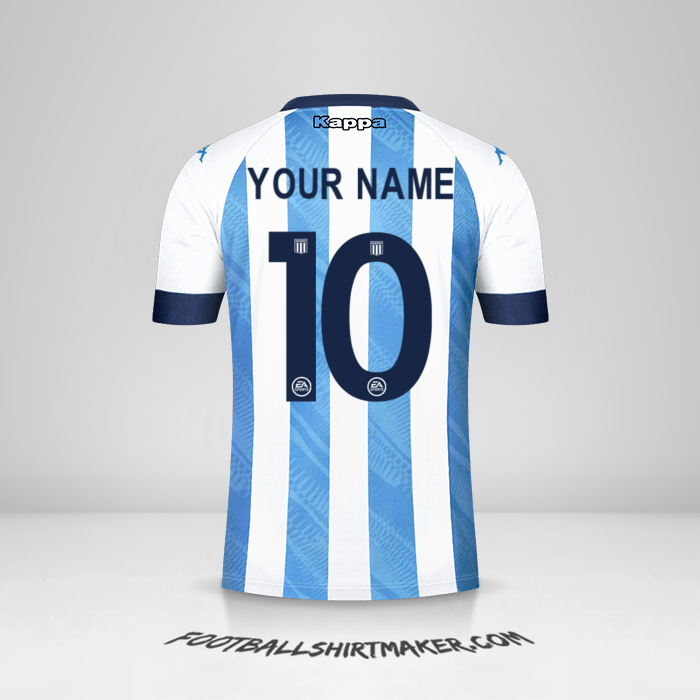 Racing Club 2021 jersey number 10 your name