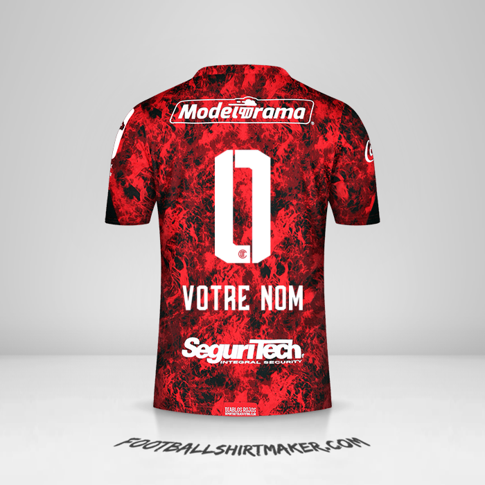 Maillot Toluca FC 2021 -  votre nom - 0