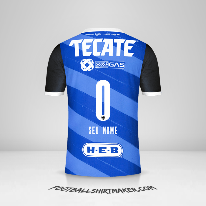 Camisa Monterrey 2020/21 II -  seu nome - 0