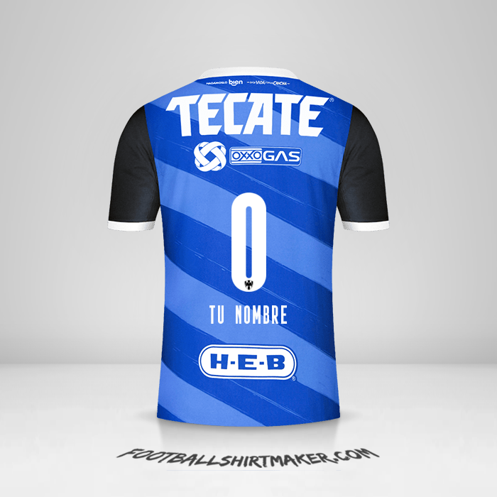 Camiseta Monterrey 2020/21 II -  tu nombre - 0