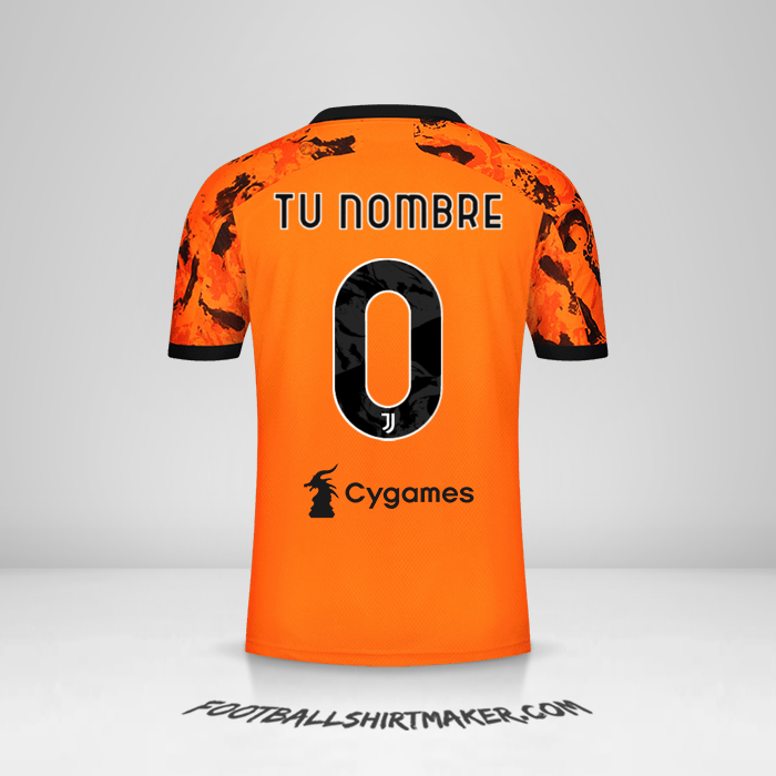 Jersey Juventus FC 2020/21 III número 0 tu nombre