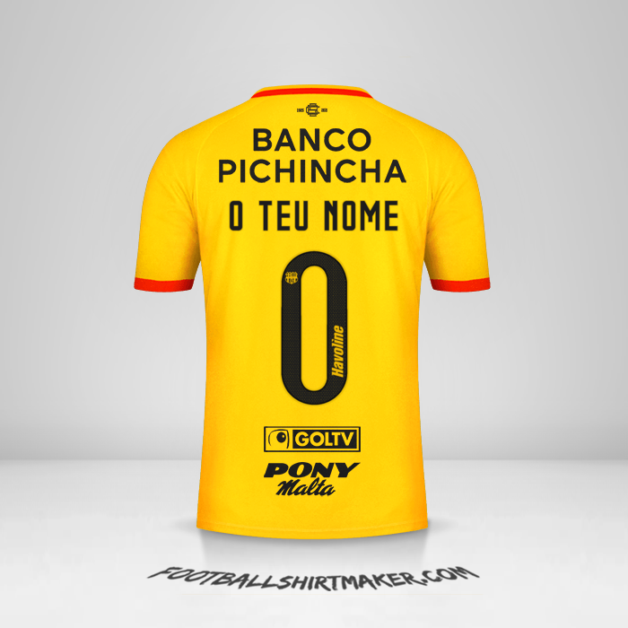 Camisola Barcelona SC 2021 -  o teu nome - 0