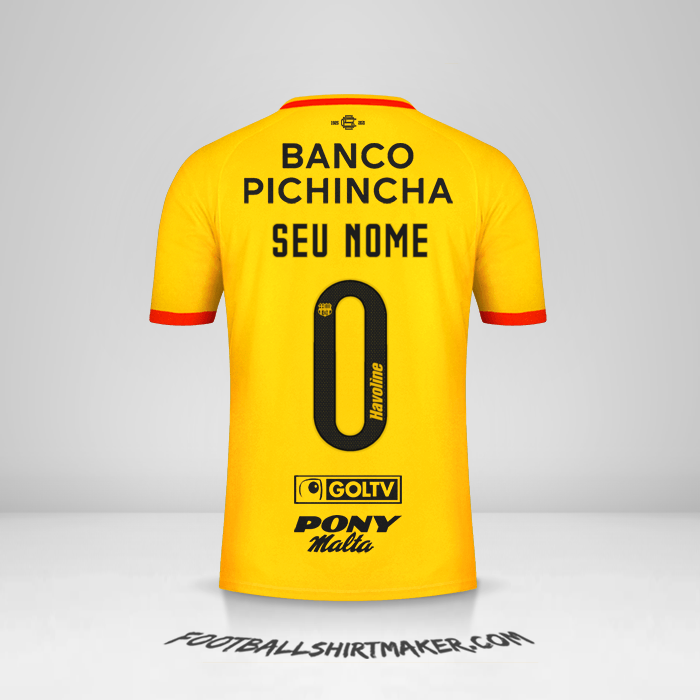 Camisa Barcelona SC 2021 -  seu nome - 0