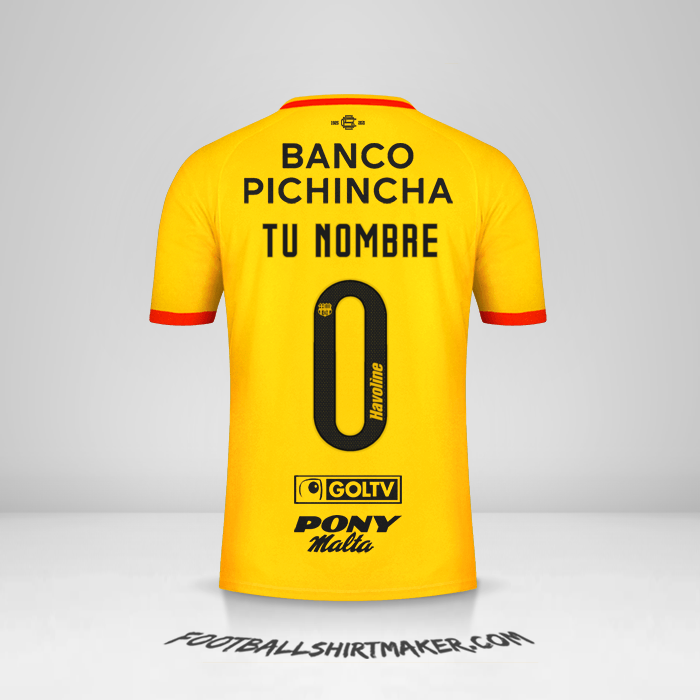 Camiseta Barcelona SC 2021 -  tu nombre - 0