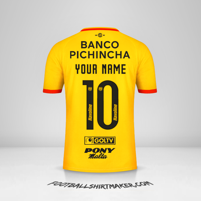 Barcelona SC 2021 shirt number 10 your name