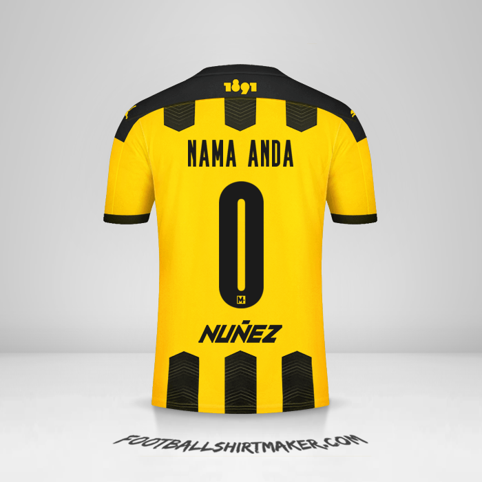 Jersey Peñarol 2021 -  nama anda - 0