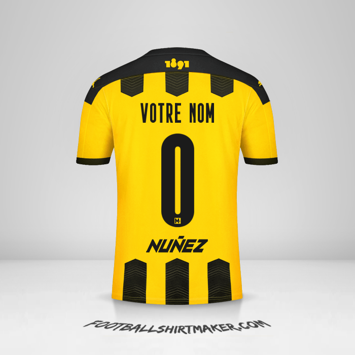 Maillot Peñarol 2021 -  votre nom - 0