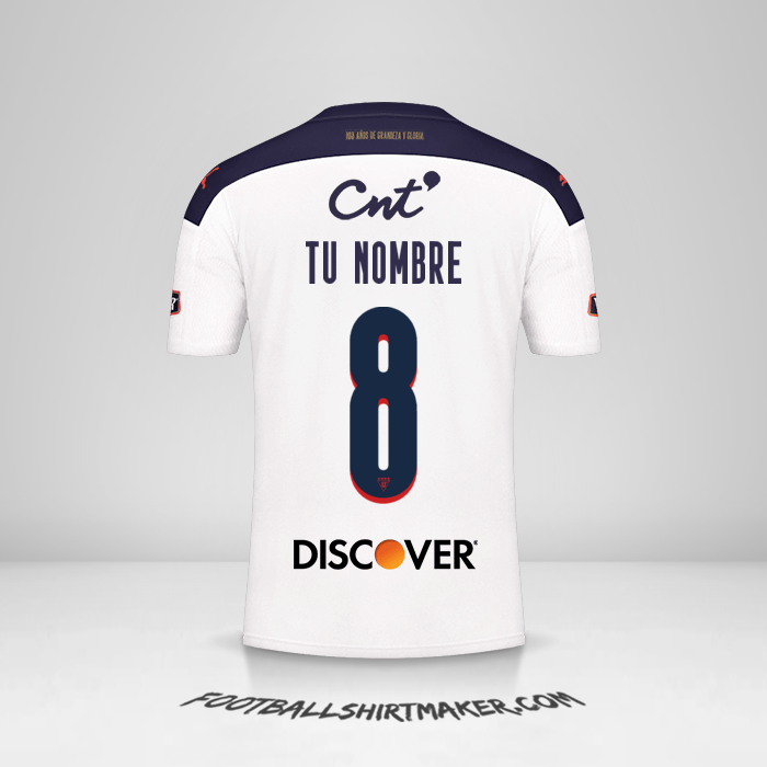 Camiseta Liga de Quito 2021 número 8 tu nombre