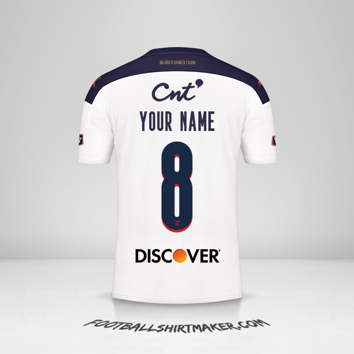 Liga de Quito 2021 jersey number 8 your name