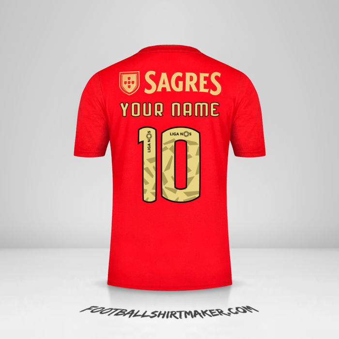 SL Benfica 2020/21 shirt number 10 your name