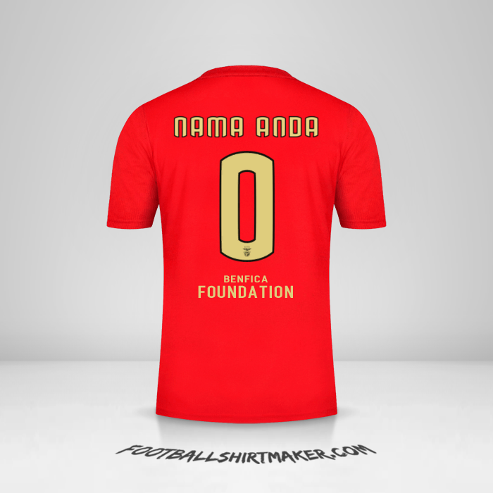 Jersey SL Benfica 2020/21 Cup -  nama anda - 0