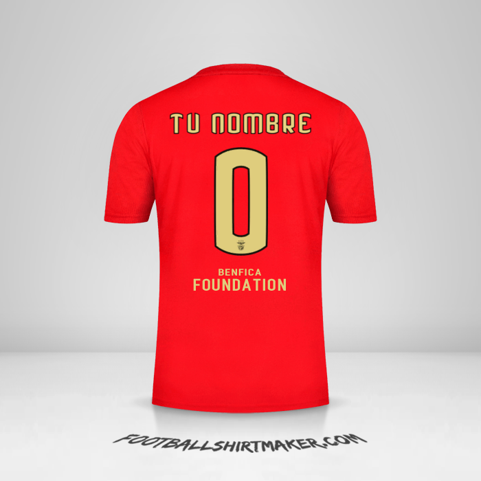 Camiseta SL Benfica 2020/21 Cup -  tu nombre - 0