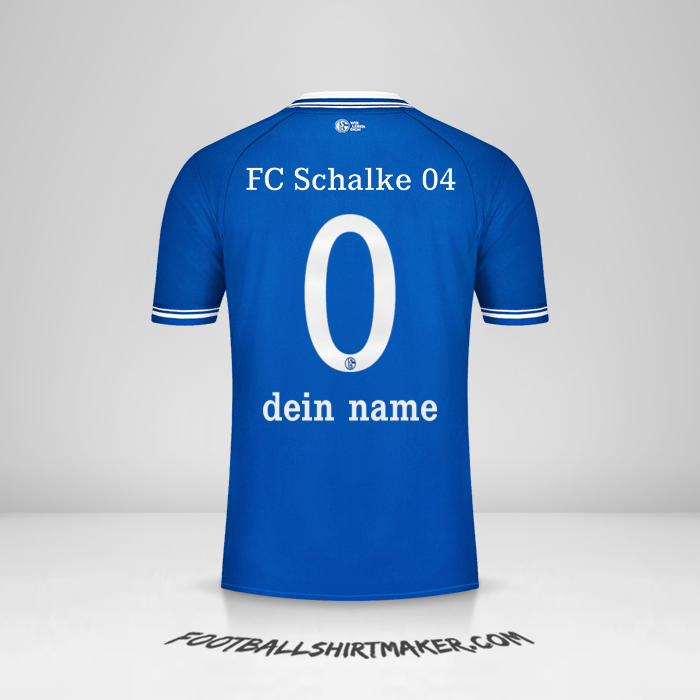 Trikot Schalke 04 2020/21 -  dein name - 0