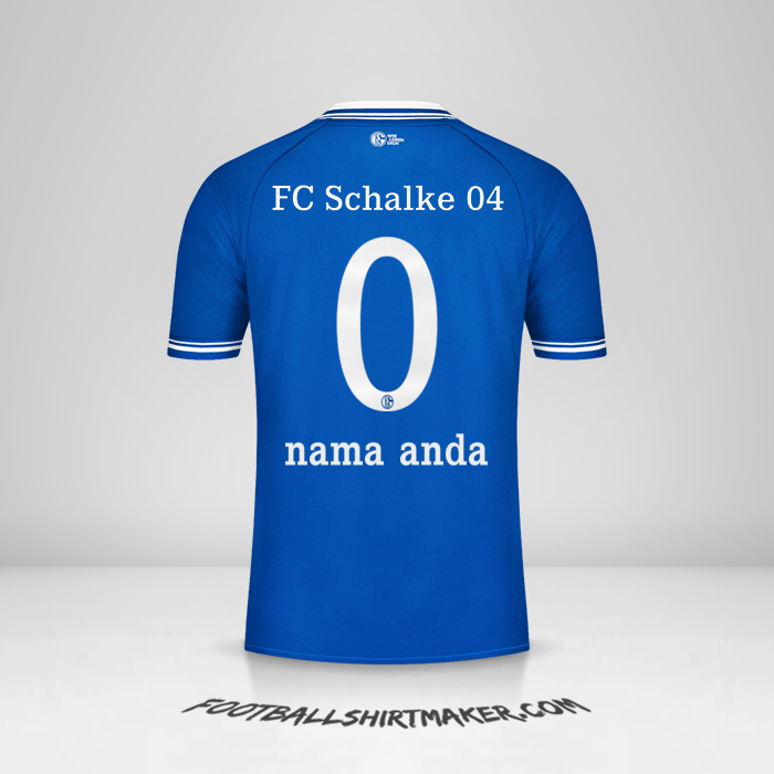 Jersey Schalke 04 2020/21 -  nama anda - 0