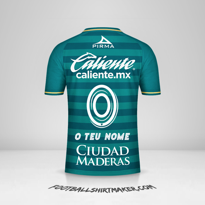 Camisola Club León 2020/21 -  o teu nome - 0