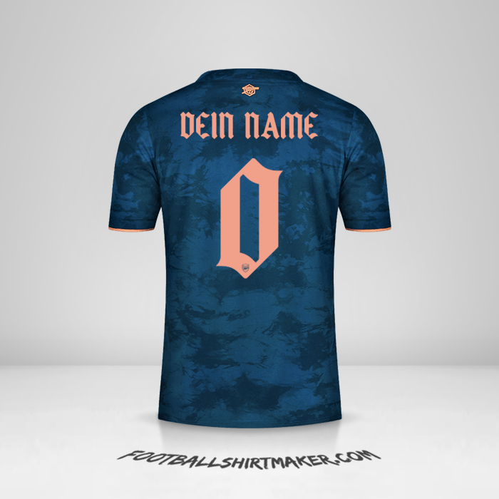 Trikot Arsenal 2020/21 Cup III -  dein name - 0