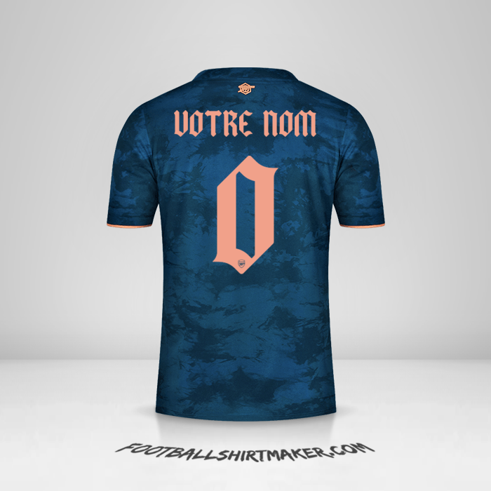 Maillot Arsenal 2020/21 Cup III -  votre nom - 0