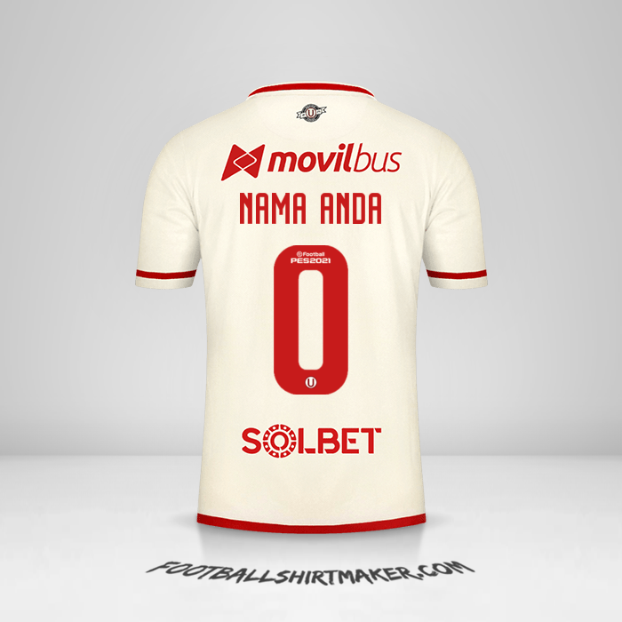 Jersey Universitario 2021 -  nama anda - 0