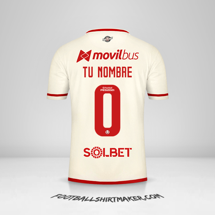 Jersey Universitario 2021 -  tu nombre - 0