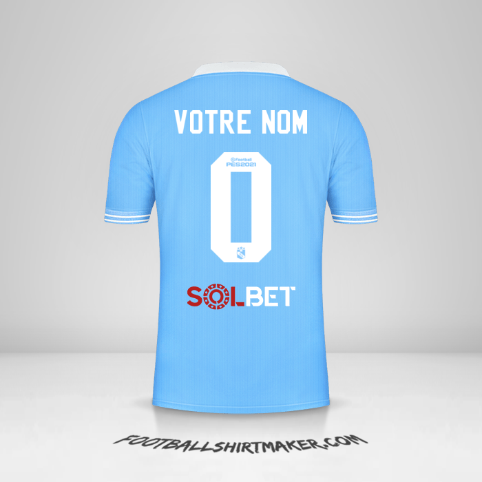 Maillot Sporting Cristal 2021 -  votre nom - 0